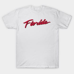 Florida Vice Red T-Shirt